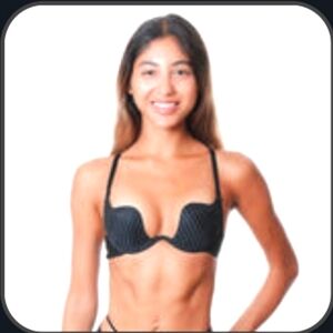 HeavenPanty black V-cut bra 🖤